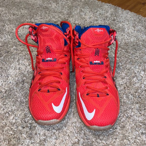 Nike Other - Nike Lebron 12 Independence Day Size 8
